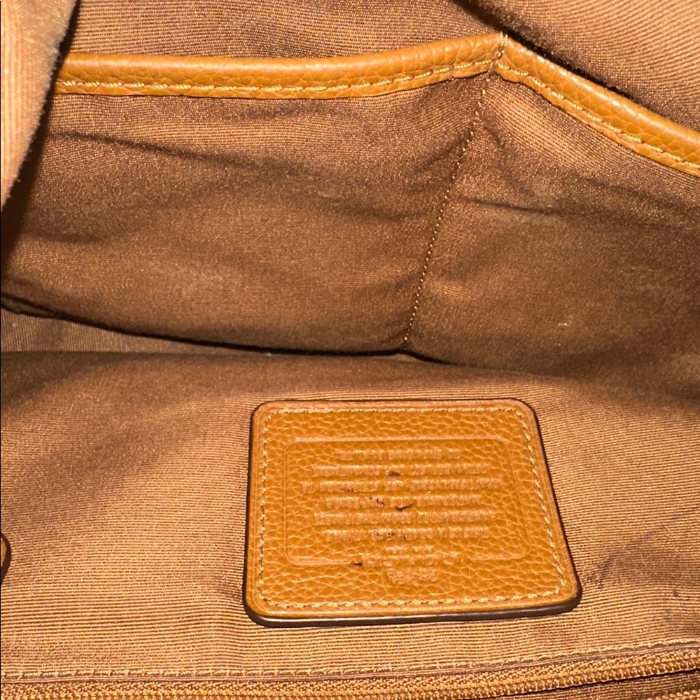Coach Tan Leather Hobo Bag - Picture 2 of 4
